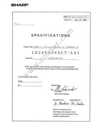 LH28F008SCT-L85 Datasheet Page 2