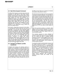 LH28F008SCT-L85 Datasheet Page 17