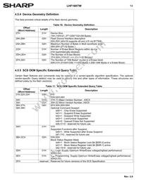 LH28F160S5HT-TW Datasheet Page 17