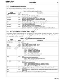 LH28F160S5T-L70A Datasheet Page 17