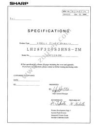 LH28F320S3HNS-ZM Datasheet Page 2