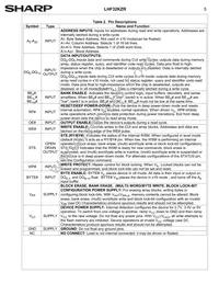 LH28F320SKTD-ZR Datasheet Page 8