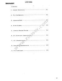 LH5116NA-10 Datasheet Page 2