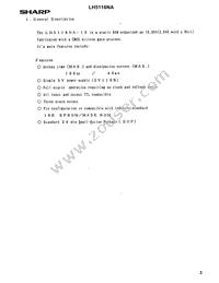 LH5116NA-10 Datasheet Page 3