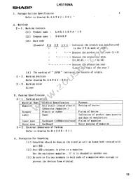 LH5116NA-10 Datasheet Page 10