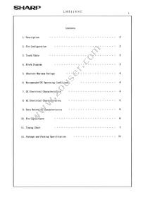 LH5116NA-10F Datasheet Page 4