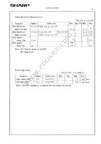 LH5116NA-10F Datasheet Page 9