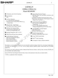 LHF00L29 Datasheet Page 5