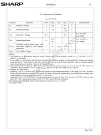 LHF00L29 Datasheet Page 20