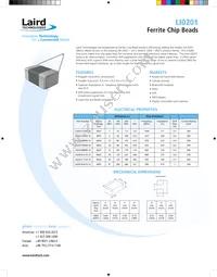 LI0201C121R-10 Datasheet Cover