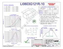 LI0603G121R-10 Datasheet Cover