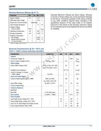 LIA101PTR Datasheet Page 2