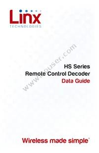 LICAL-DEC-HS001 Datasheet Cover