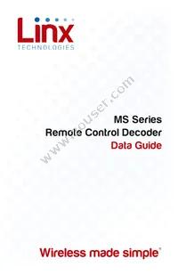 LICAL-DEC-MS001-T Datasheet Cover