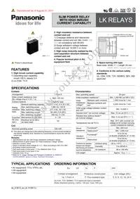 LK1AF-5V Datasheet Cover