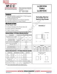 LLSD103B-TP Datasheet Cover