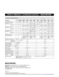 LM-LP-1165L Datasheet Page 2
