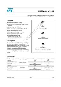 LM224AD Datasheet Cover