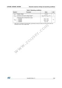 LM258AWYST Datasheet Page 5