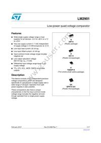 LM2901D Datasheet Cover