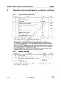 LM2901HYDT Datasheet Page 2