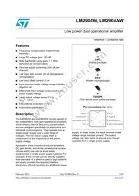 LM2904WPT Datasheet Cover