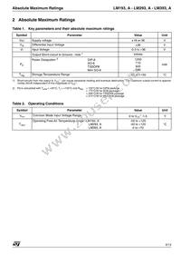 LM293AN Datasheet Page 3