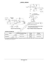 LM358SNG Datasheet Page 8