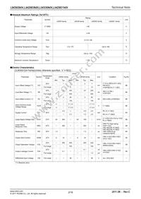 LM393MX Datasheet Page 2