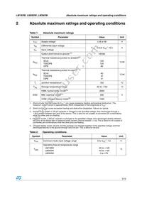 LM393WDT Datasheet Page 3