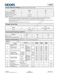 LM4040D50H5TA Datasheet Page 2