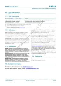 LM75AD Datasheet Page 23