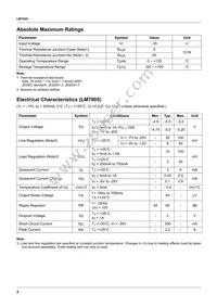 LM7924CT Datasheet Page 3