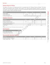 LMV321IST5 Datasheet Page 3