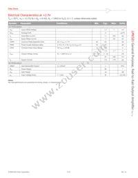 LMV321IST5 Datasheet Page 4