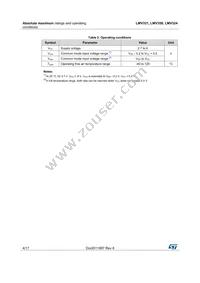 LMV358IYPT Datasheet Page 4