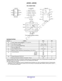 LMV981MU3TBG Datasheet Page 2