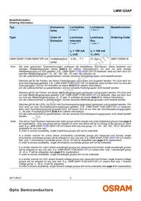 LMW G5AP-7C8D-NZN6-DF-LH-100-R18-Z Datasheet Page 2