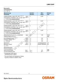 LMW G5AP-7C8D-NZN6-DF-LH-100-R18-Z Datasheet Page 4