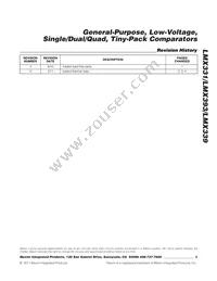 LMX393HAKA+T Datasheet Page 9