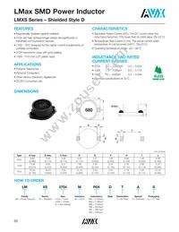 LMXS0704M680DTAS Datasheet Cover