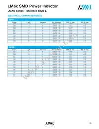 LMXS101AN150LTAS Datasheet Page 2