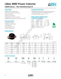 LMXS1212M330HTAS Datasheet Page 3