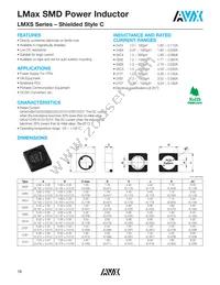 LMXS1212M330HTAS Datasheet Page 17