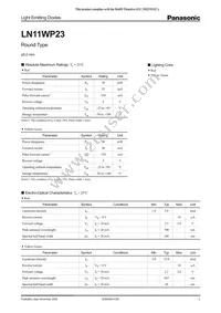 LN11WP23 Datasheet Cover