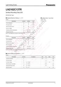 LN2162C13TR Datasheet Cover