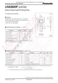 LNA2603F Datasheet Cover