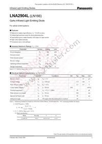 LNA2904L Datasheet Cover