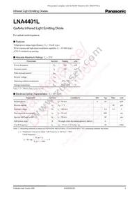 LNA4401L Datasheet Cover