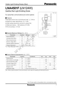 LNA4501FV Datasheet Cover